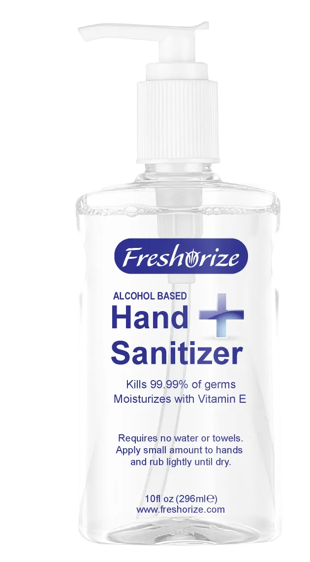 FR 10 0Z GEL SANITIZER-Front