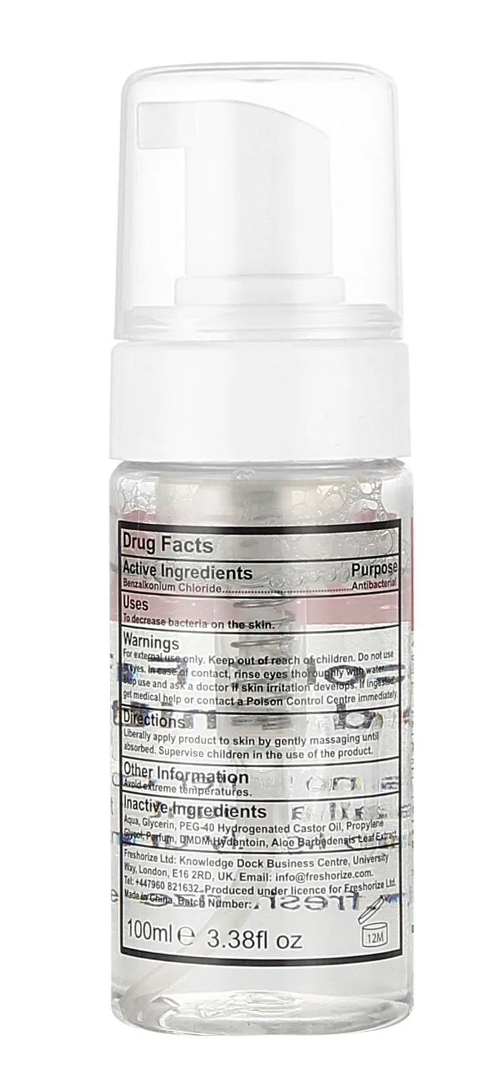 FR FOAM HAND SANITIZER 100 ML-Back